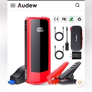 Audew car jumper set